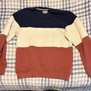L.L. Bean Red, white and blue crewneck